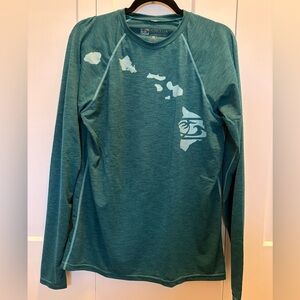 Honolua Teal Long Sleeve Shirt
